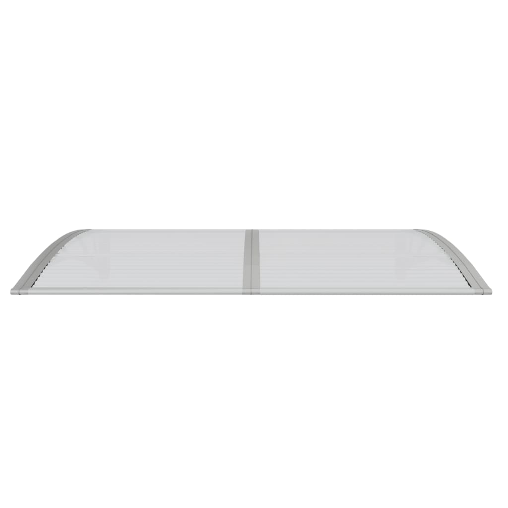 vidaXL Auvent de porte Gris 150x100 cm Polycarbonate