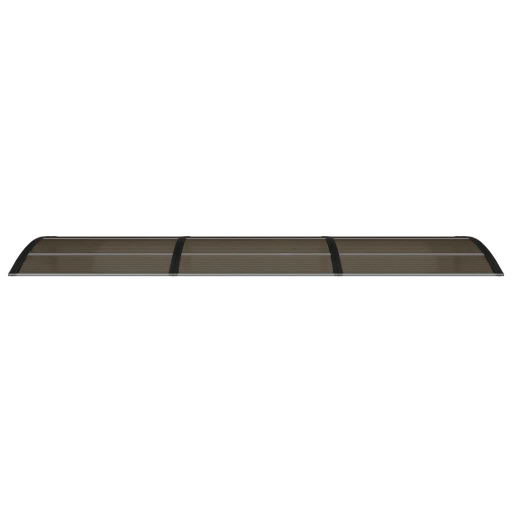 vidaXL Auvent de porte Noir 300x80 cm Polycarbonate