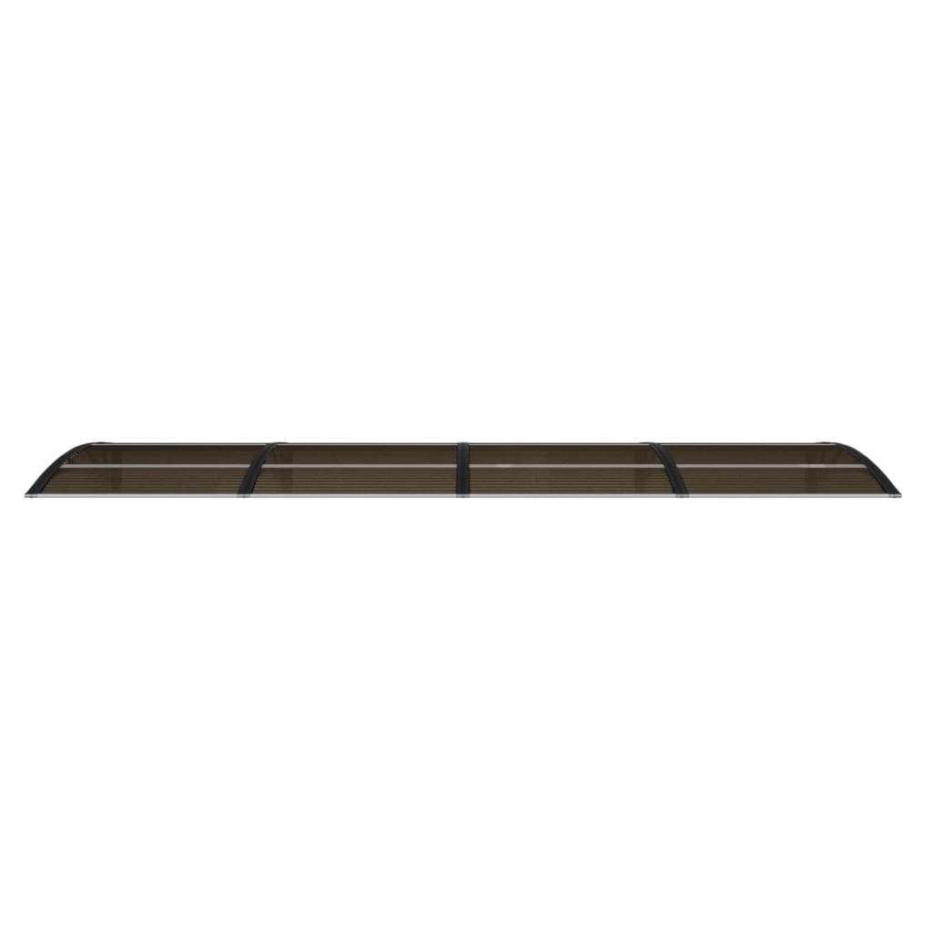 vidaXL Auvent de porte Noir 350x100 cm Polycarbonate