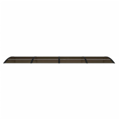 vidaXL Auvent de porte Noir 350x100 cm Polycarbonate