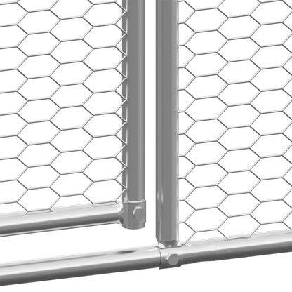 vidaXL Poulailler d'extérieur 2x4x2 m Acier galvanisé