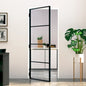 vidaXL Porte d'intérieur Noir 83x201,5 cm Trempé verre aluminium fin