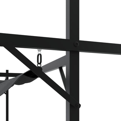 vidaXL Pergola avec toit rétractable anthracite 295x292x230 cm