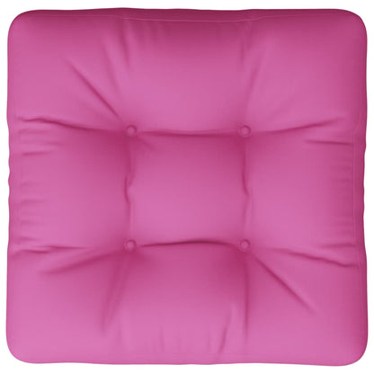 vidaXL Coussin de palette rose 60x60x12 cm tissu