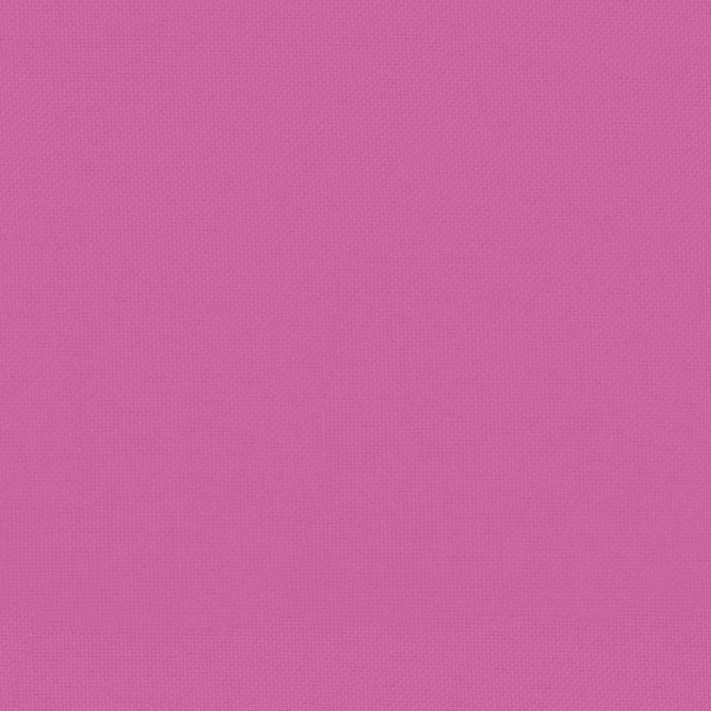 vidaXL Coussin de palette rose 60x60x12 cm tissu
