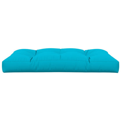 vidaXL Coussin de palette turquoise 120x80x12 cm tissu