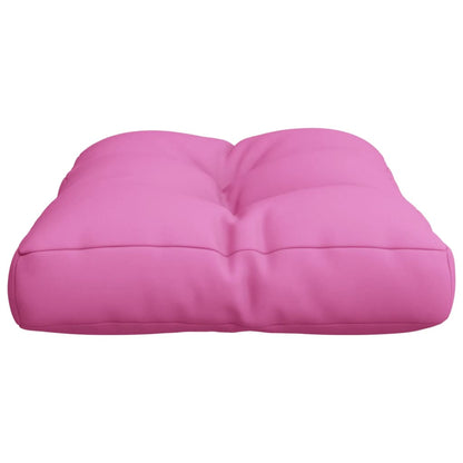 vidaXL Coussin de palette Rose 50x40x12 cm tissu