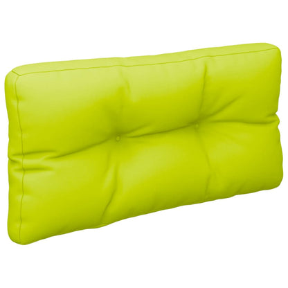 vidaXL Coussins de palette 2 pcs vert vif tissu