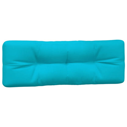 vidaXL Coussins de palette 2 pcs turquoise tissu