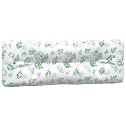 vidaXL Coussins de palette lot de 5 motif de feuilles tissu