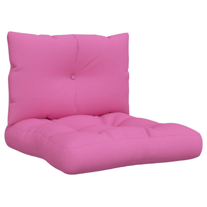 vidaXL Coussins de palette 2 pcs rose tissu Oxford