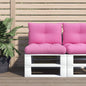 vidaXL Coussins de palette 2 pcs rose tissu Oxford