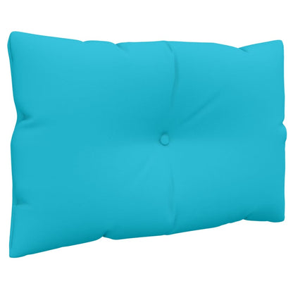 vidaXL Coussins de palette 3 pcs turquoise tissu Oxford