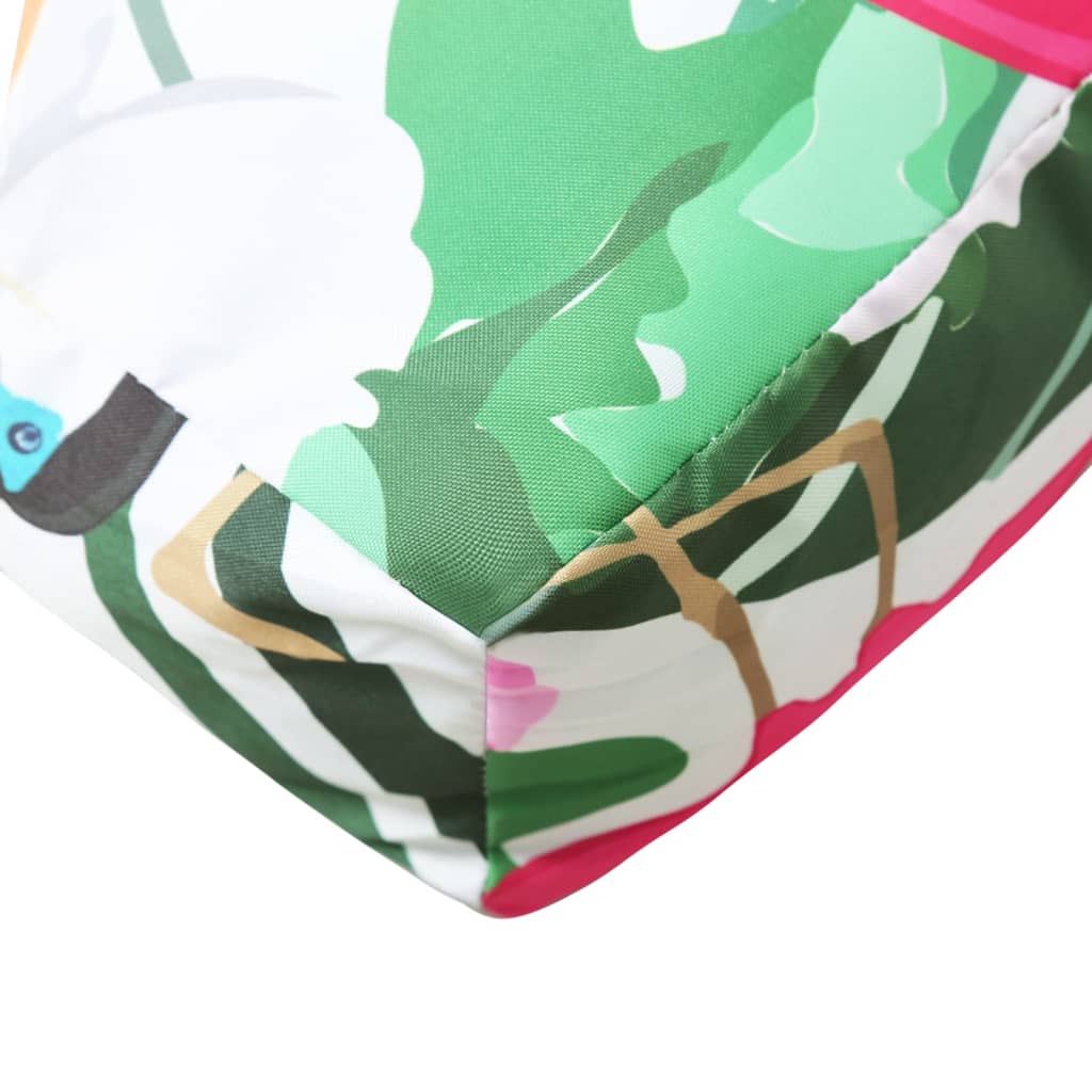 vidaXL Coussin de palette multicolore 60x61,5x10 cm tissu Oxford