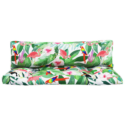 vidaXL Coussins de palette 2 pcs multicolore tissu Oxford
