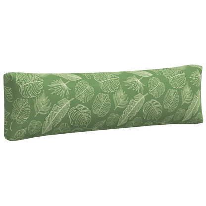 vidaXL Coussins de palette 2 pcs motif de feuilles tissu Oxford