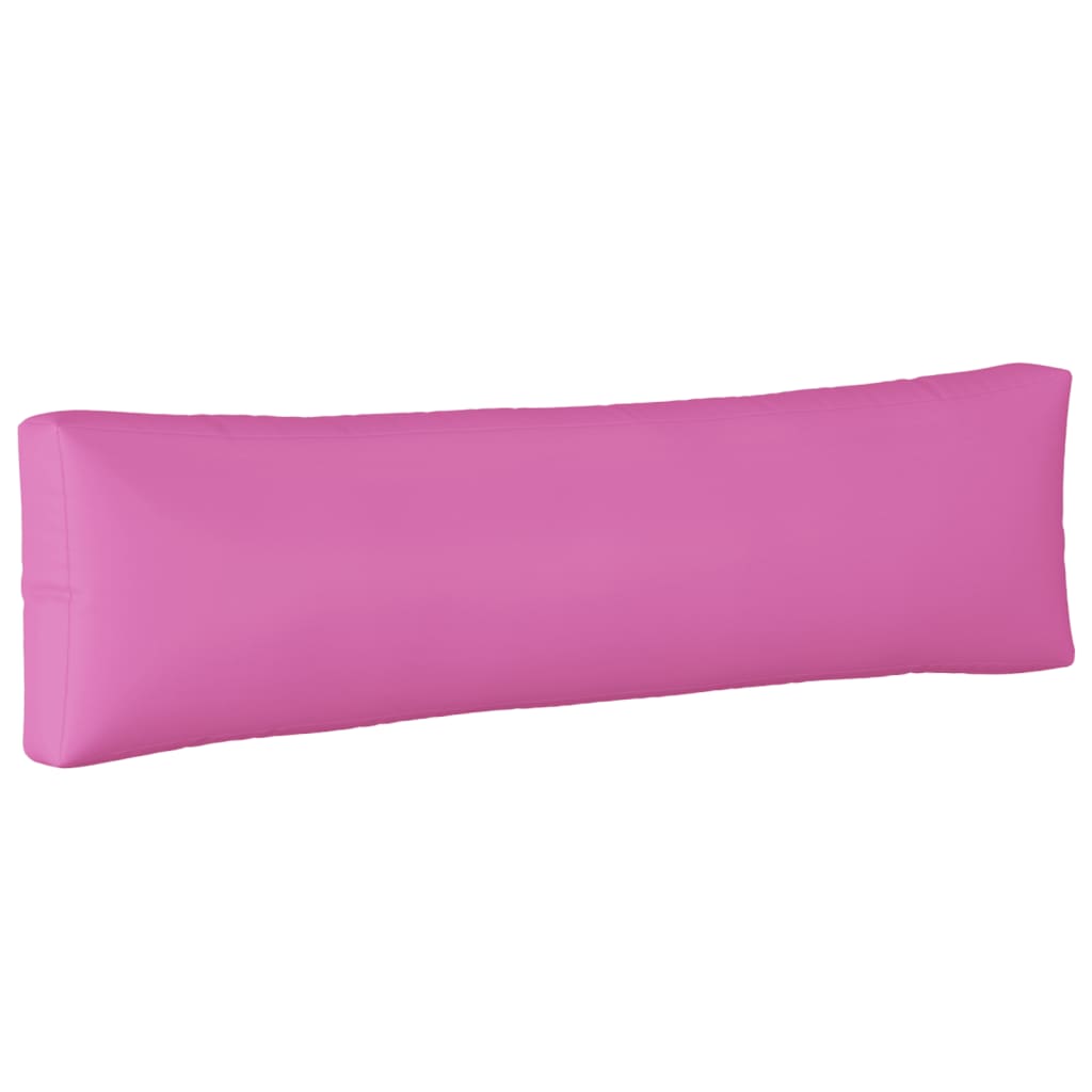 vidaXL Coussins de palette 2 pcs rose tissu Oxford