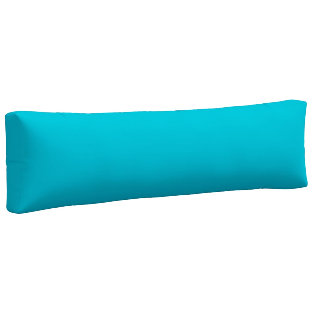 vidaXL Coussins de palette 2 pcs turquoise tissu Oxford