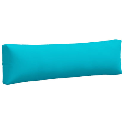 vidaXL Coussins de palette 2 pcs turquoise tissu Oxford