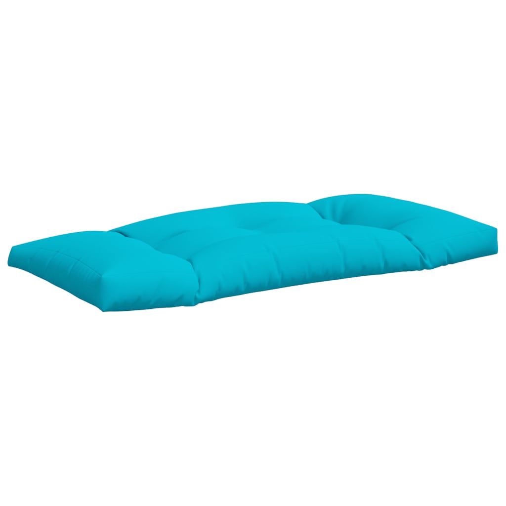 vidaXL Coussins de palette 2 pcs turquoise tissu Oxford