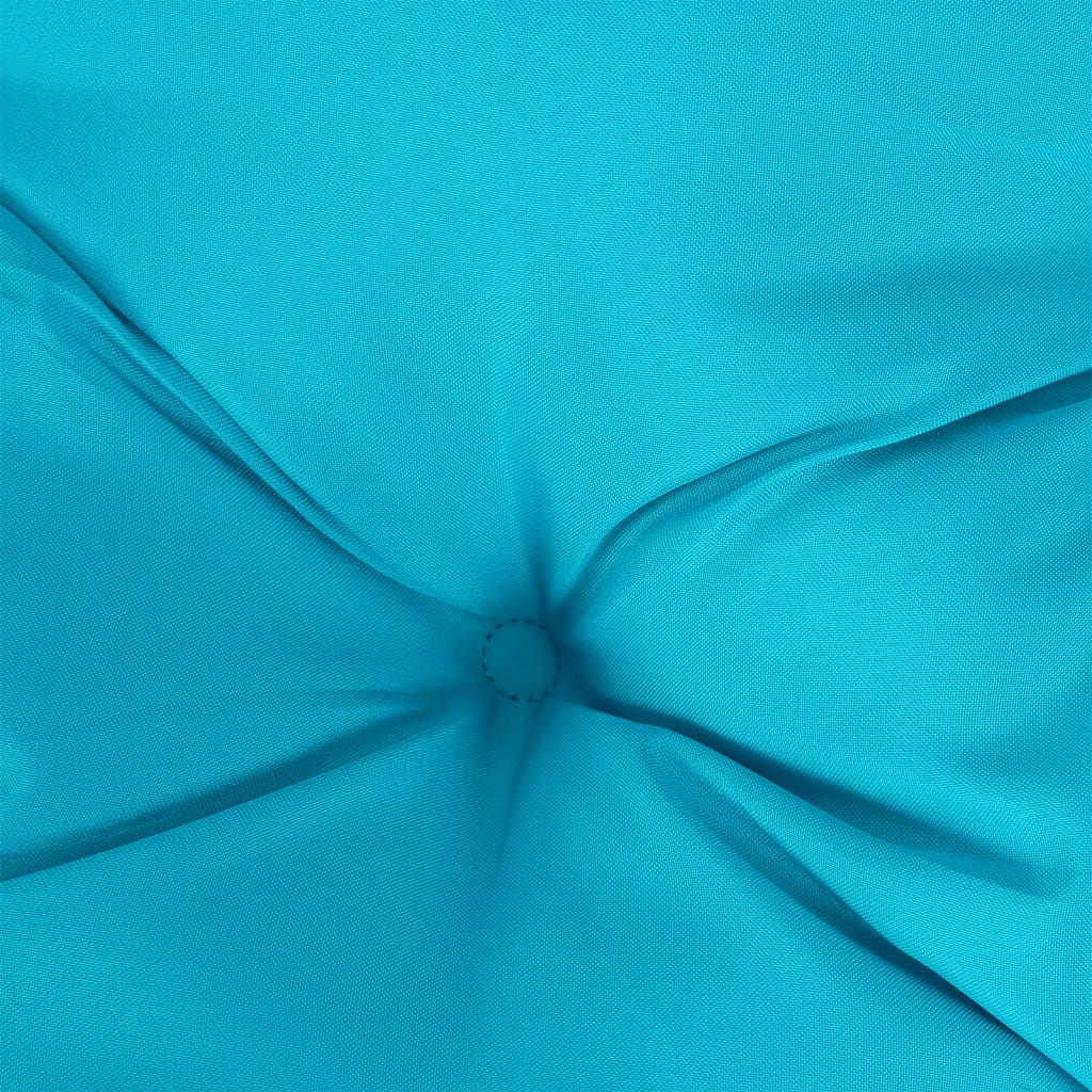vidaXL Coussins de palette 2 pcs turquoise tissu Oxford