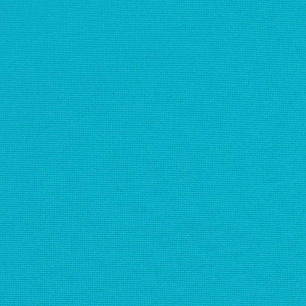 vidaXL Coussins de palette 2 pcs turquoise tissu Oxford