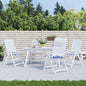 vidaXL Coussins de chaise de jardin lot de 4 50x50x3 cm