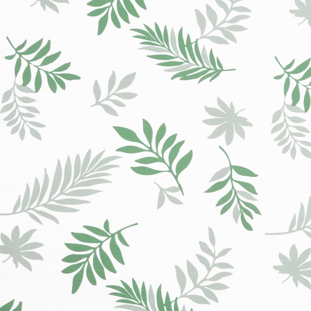 vidaXL Coussin de banc de jardin motif de feuilles 200x50x3 cm tissu