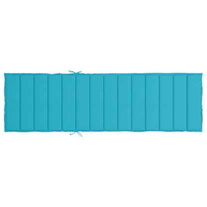 vidaXL Coussin de chaise longue turquoise tissu oxford