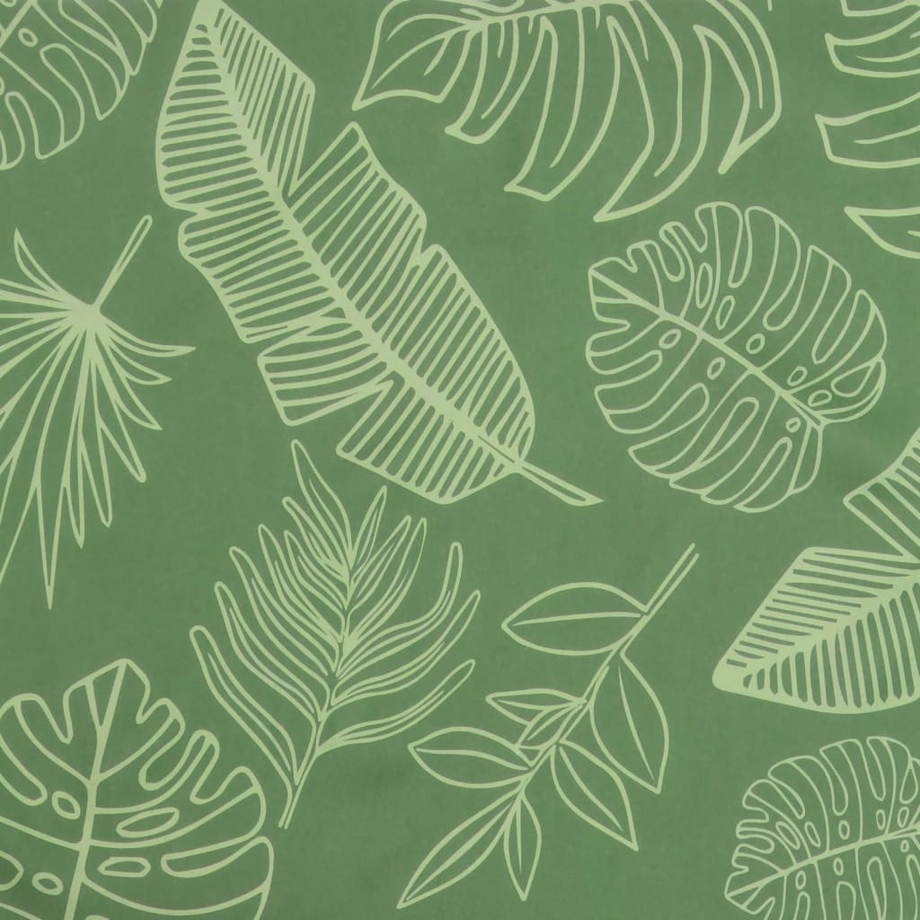 vidaXL Coussins de chaise 4 pcs à motif de feuilles 50x50x7 cm tissu