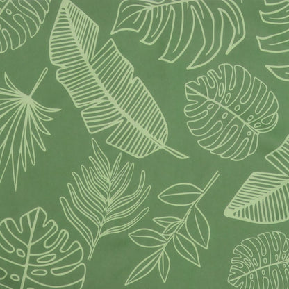 vidaXL Coussins de chaise 4 pcs à motif de feuilles 50x50x7 cm tissu