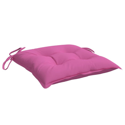 vidaXL Coussins de chaise 4 pcs rose 50x50x7 cm tissu oxford