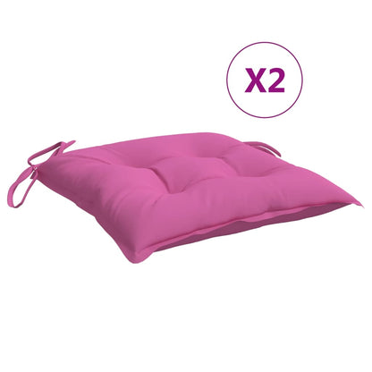 vidaXL Coussins de chaise 6 pcs rose 50x50x7 cm tissu oxford