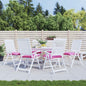 vidaXL Coussins de chaise 6 pcs rose 50x50x7 cm tissu oxford