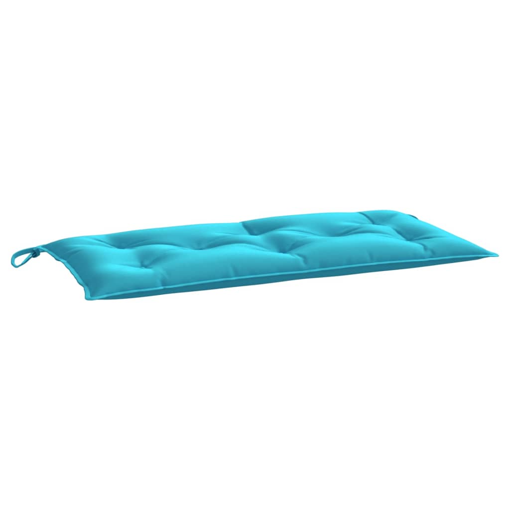 vidaXL Coussin de banc turquoise 100x50x7 cm tissu