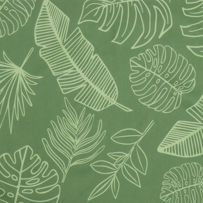 vidaXL Coussin de banc de jardin motif de feuilles 120x50x7 cm tissu