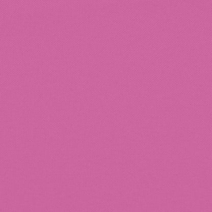 vidaXL Coussins de banc de jardin lot de 2 rose 120x50x7 cm tissu