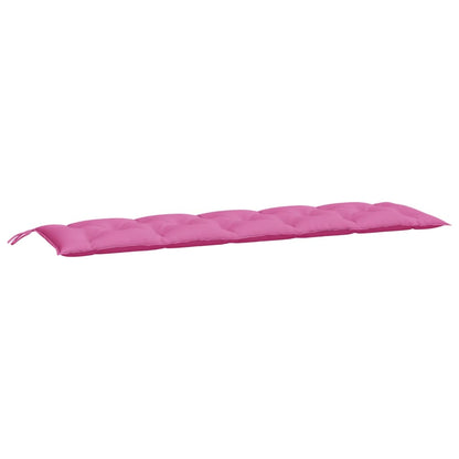 vidaXL Coussins de banc de jardin 2 pcs rose tissu Oxford