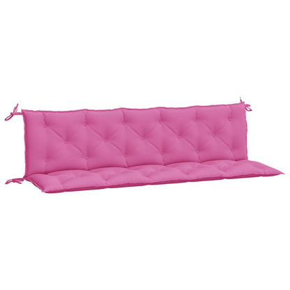 vidaXL Coussins de banc de jardin 2 pcs rose tissu Oxford