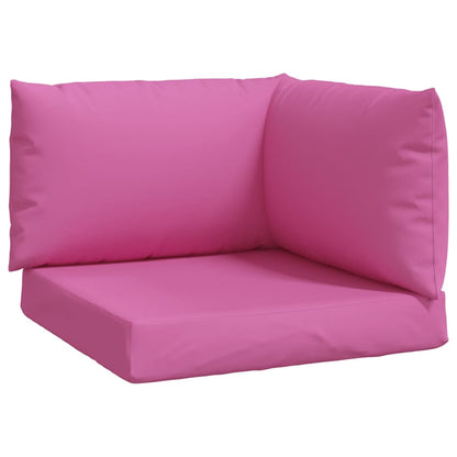 vidaXL Coussins de palette 3 pcs rose tissu Oxford