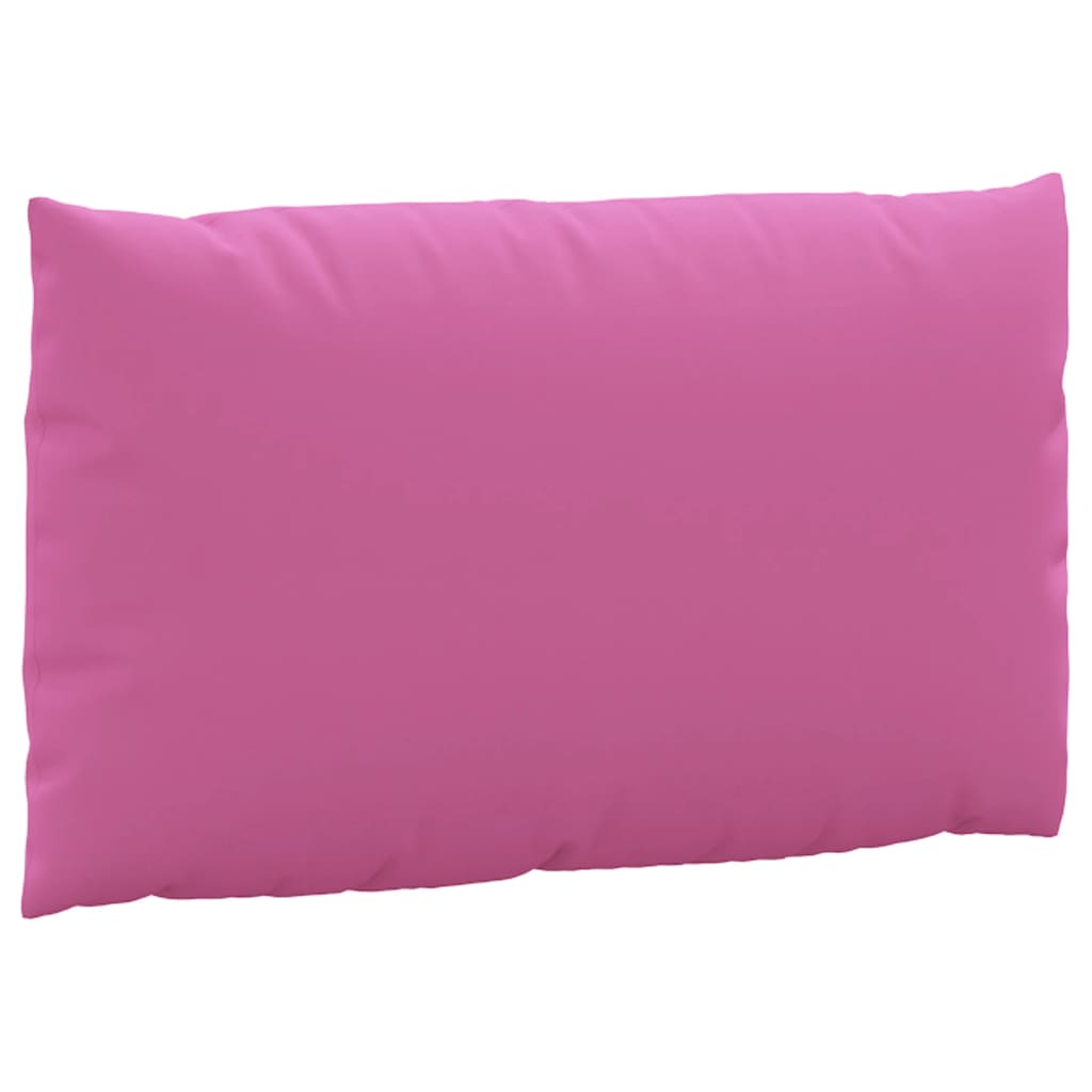 vidaXL Coussins de palette 3 pcs rose tissu Oxford