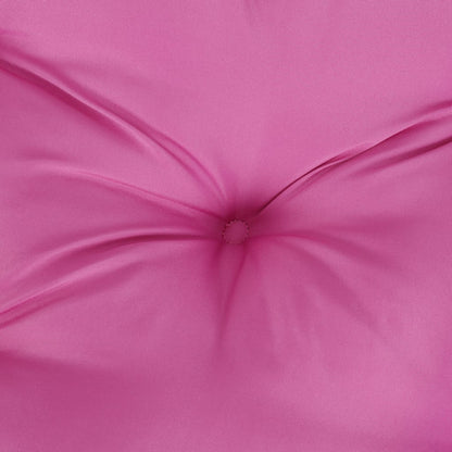 vidaXL Coussin de banc de jardin rose 110x50x7 cm tissu