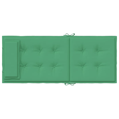 vidaXL Coussins de chaise à dossier haut lot de 6 vert tissu oxford