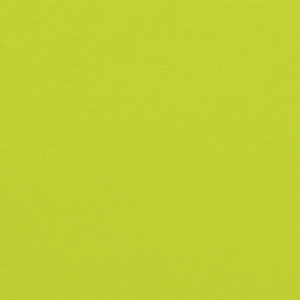 vidaXL Coussins de chaise à dossier haut lot de 2 vert vif