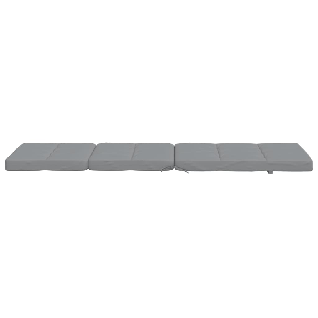 vidaXL Coussins de chaise longue lot de 2 gris tissu oxford