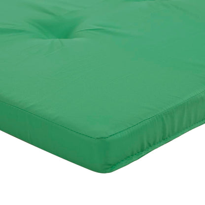 vidaXL Coussins de chaise longue lot de 2 vert tissu oxford