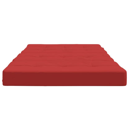vidaXL Coussins de chaise longue lot de 2 rouge tissu oxford