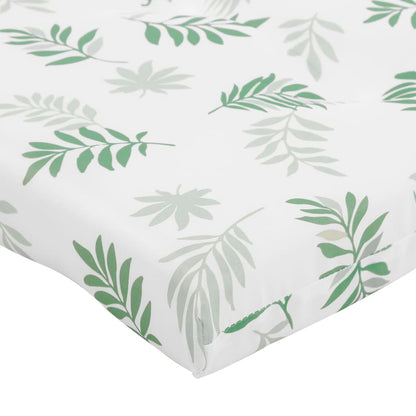 vidaXL Coussins de chaise longue lot de 2 motif de feuilles