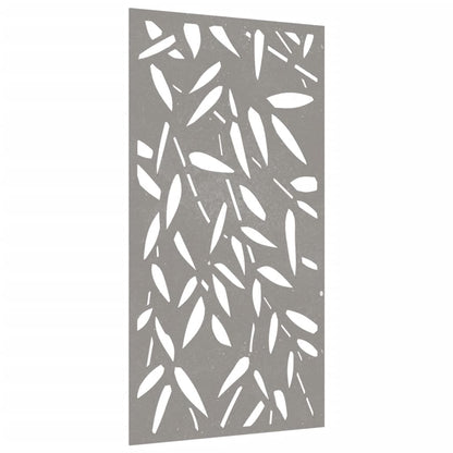 vidaXL Décoration murale jardin 105x55 cm design de feuille de bambou
