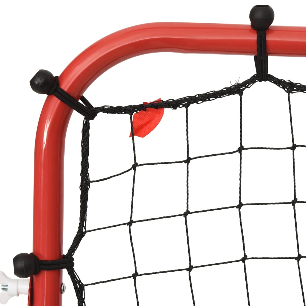 vidaXL Filet de rebond de football réglable 96x80x96 cm acier et PE